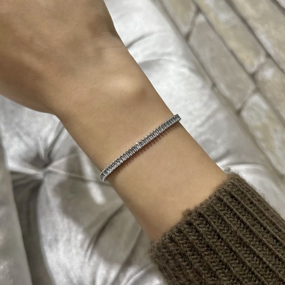 Baget Su Yolu Bileklik Silver