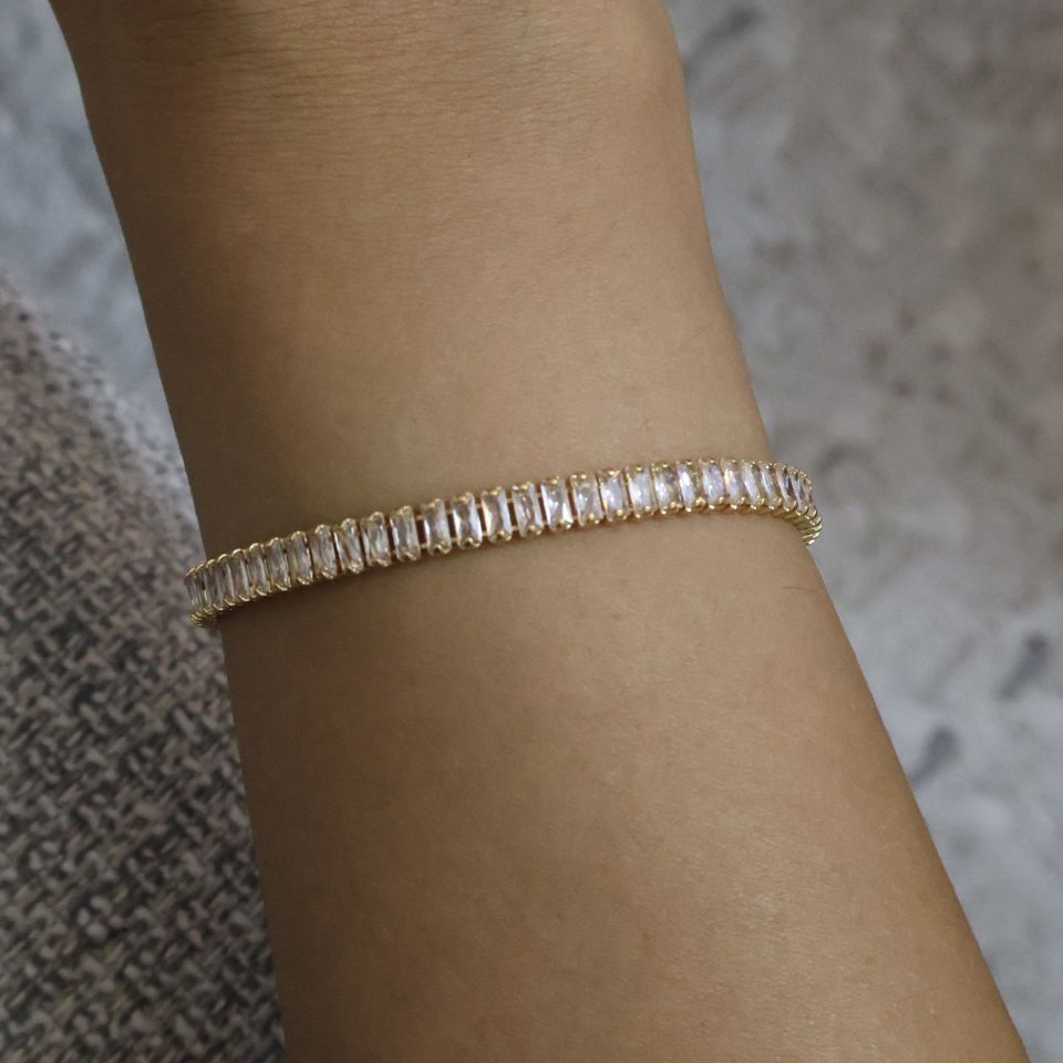 Baget Su Yolu Bileklik Silver