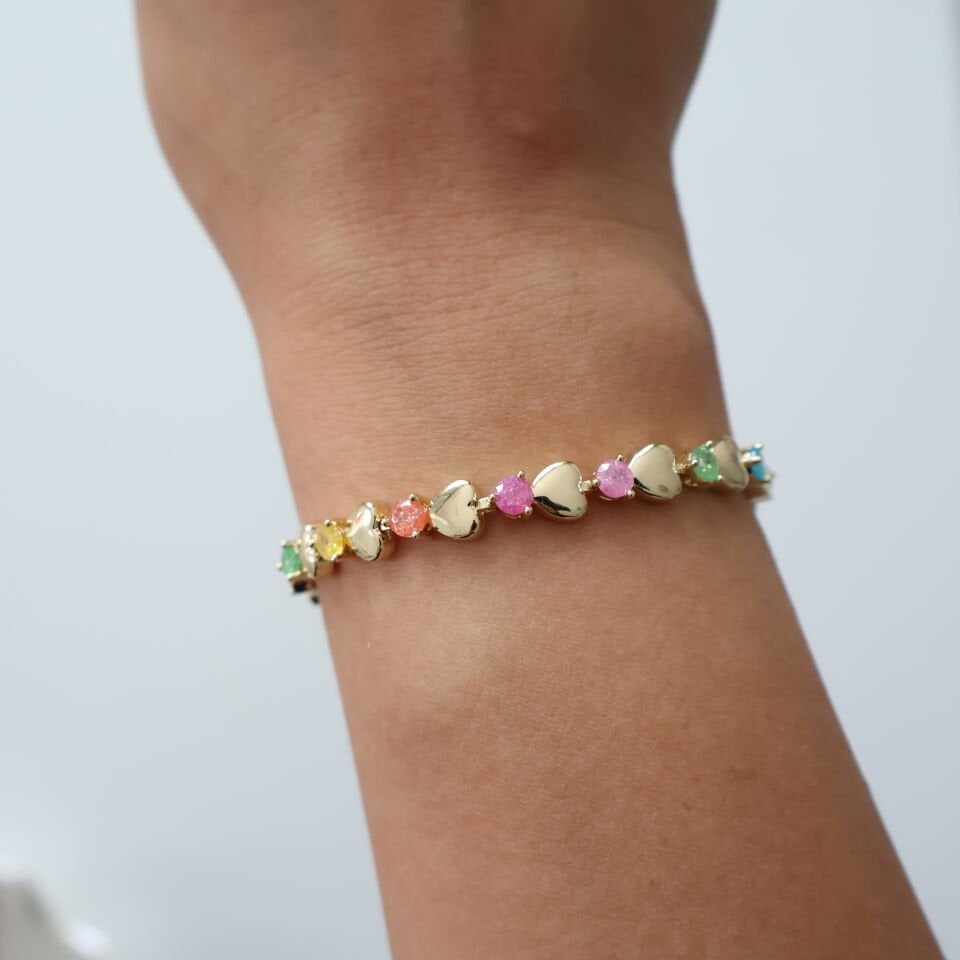 Sweetheart Bileklik Pastel renkli