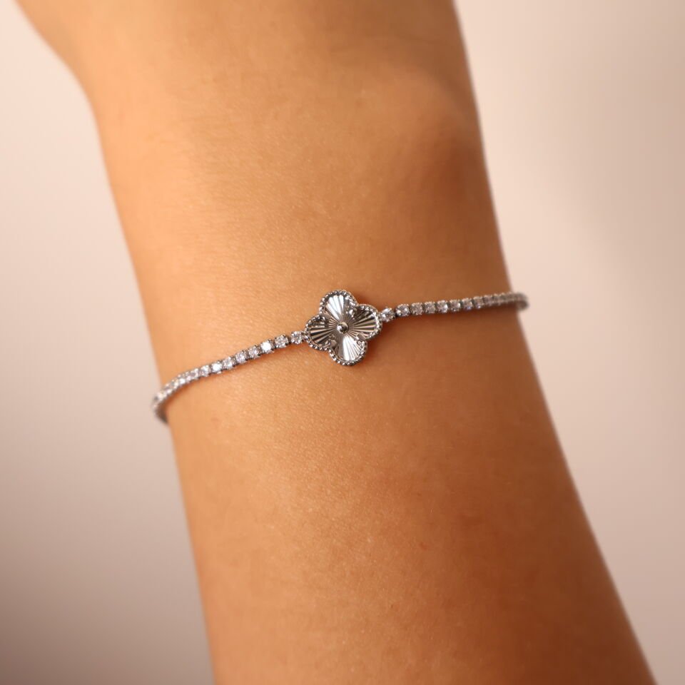 Bloom Van Cleef Bileklik Silver