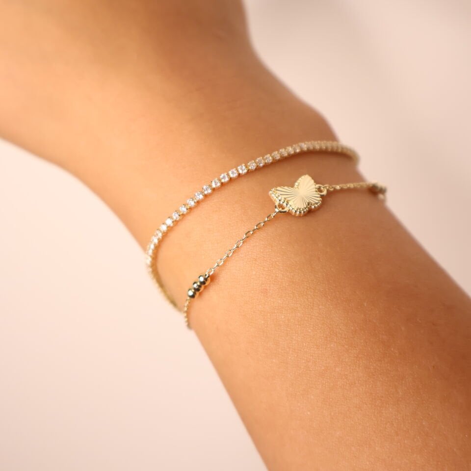 Butterfly Kiss Bileklik Gold