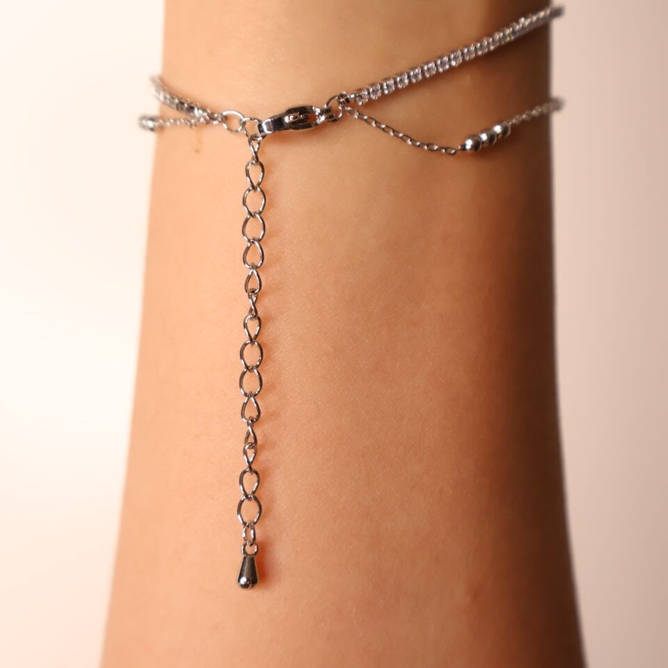 Butterfly Kiss Bileklik Silver