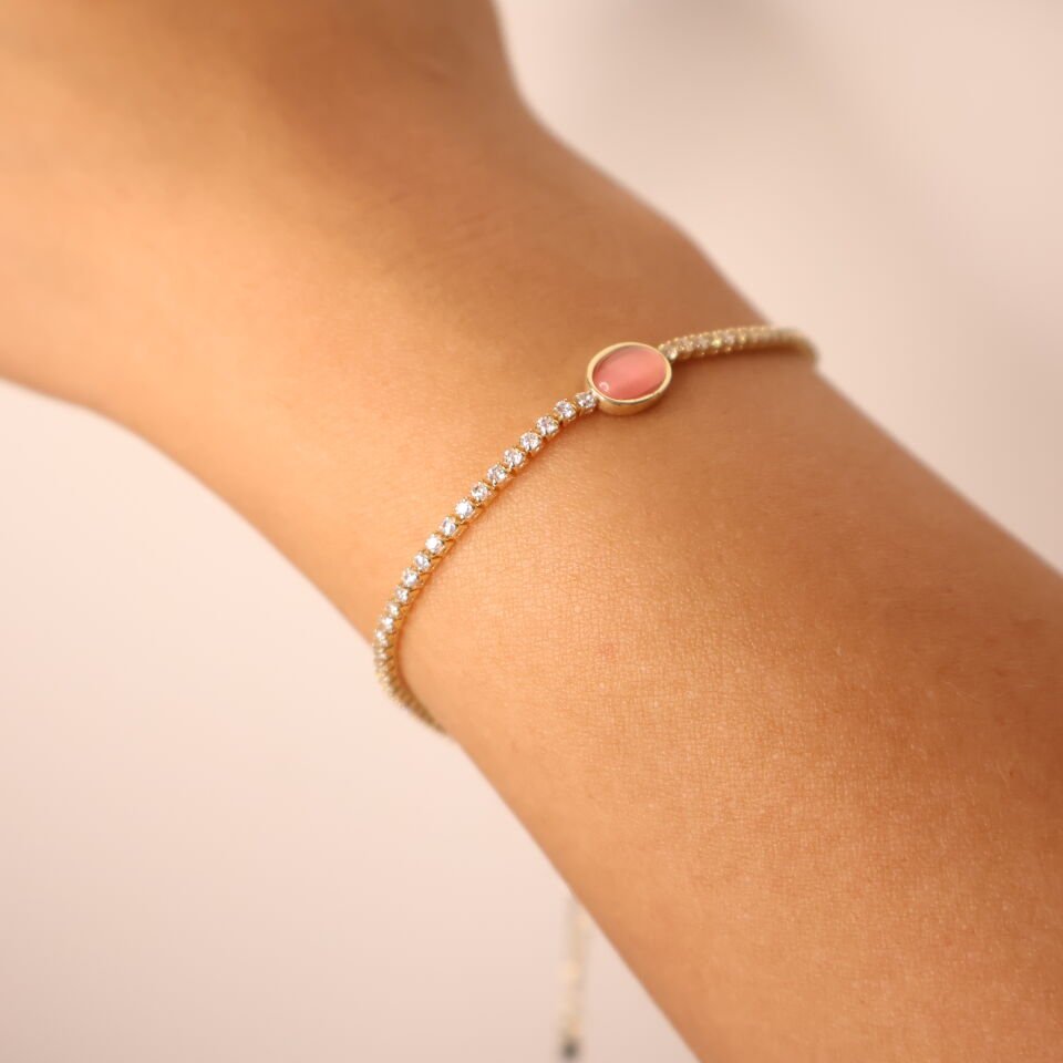 Coral Glow Bileklik Pembe