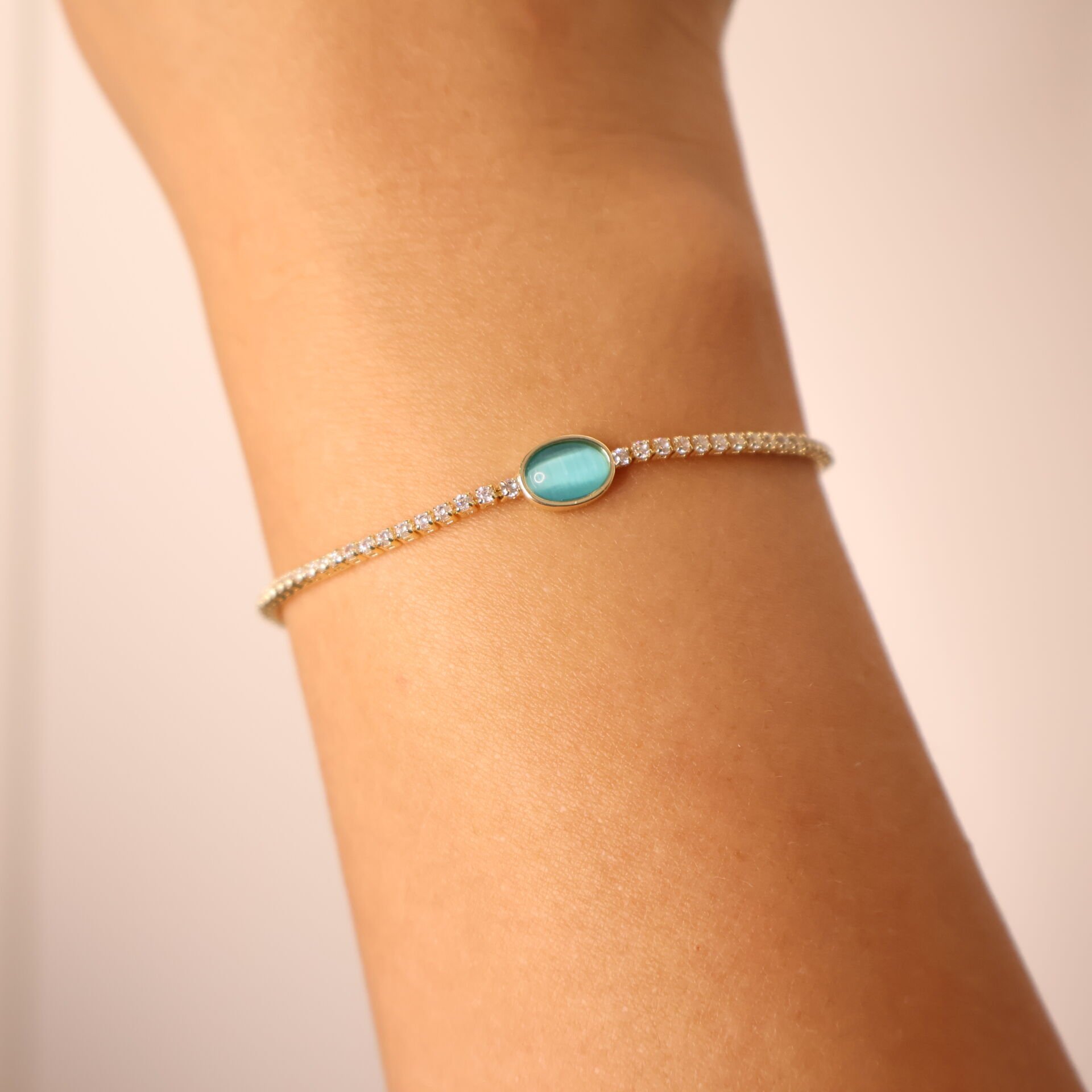 Coral Glow Bileklik mavi