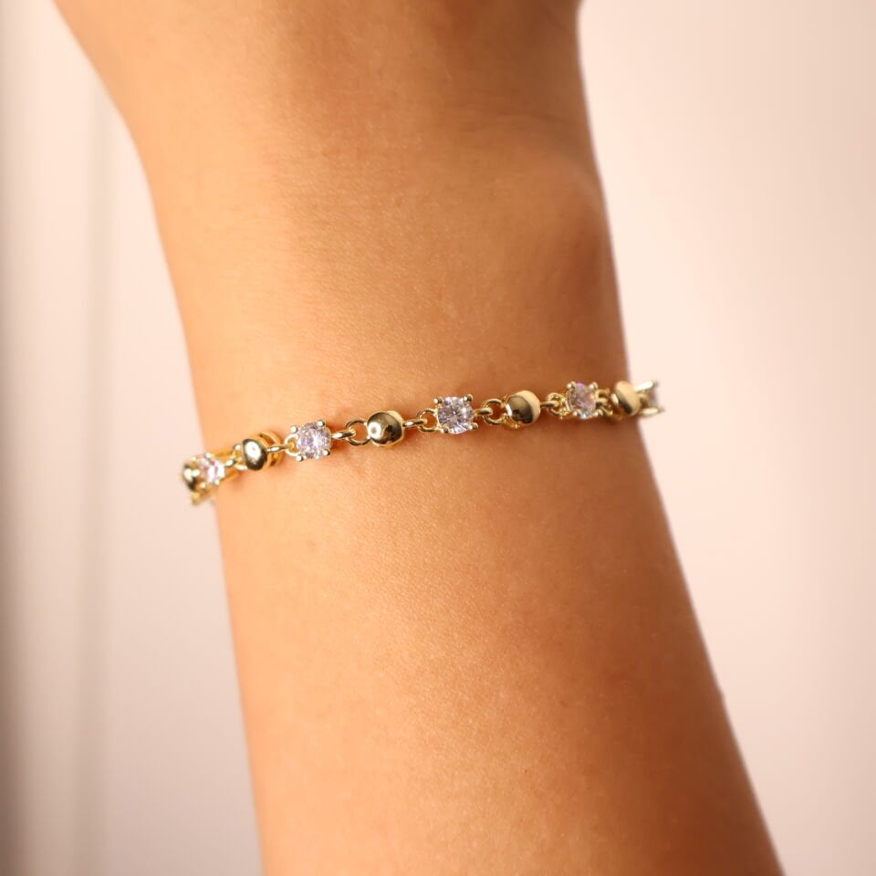 Pastel Charm Bileklik Beyaz