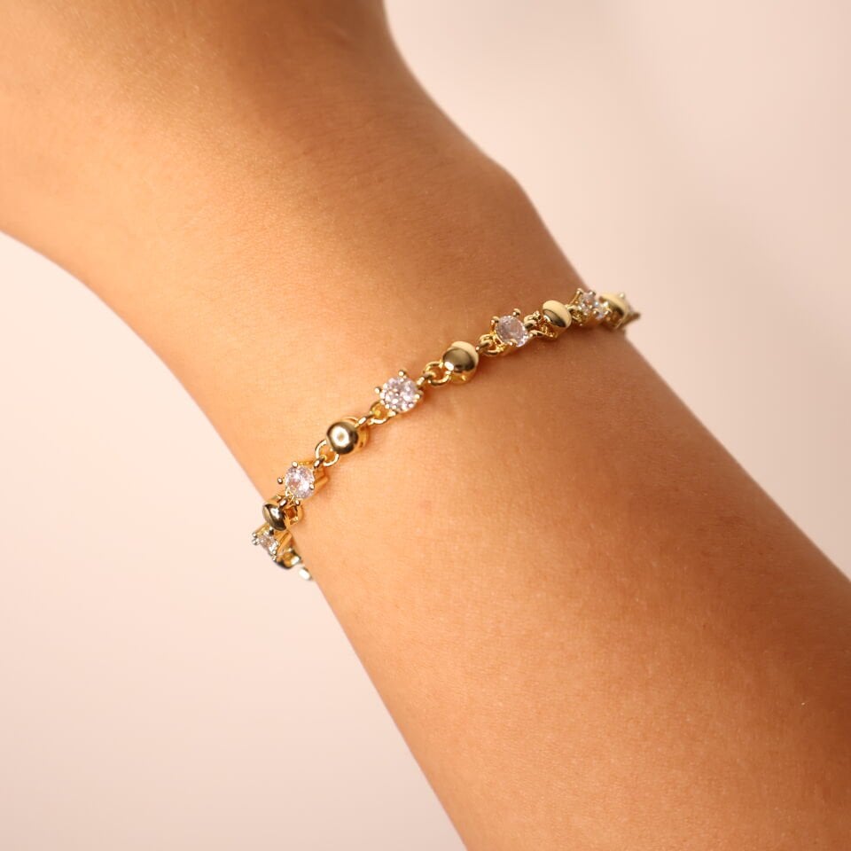 Pastel Charm Bileklik Beyaz