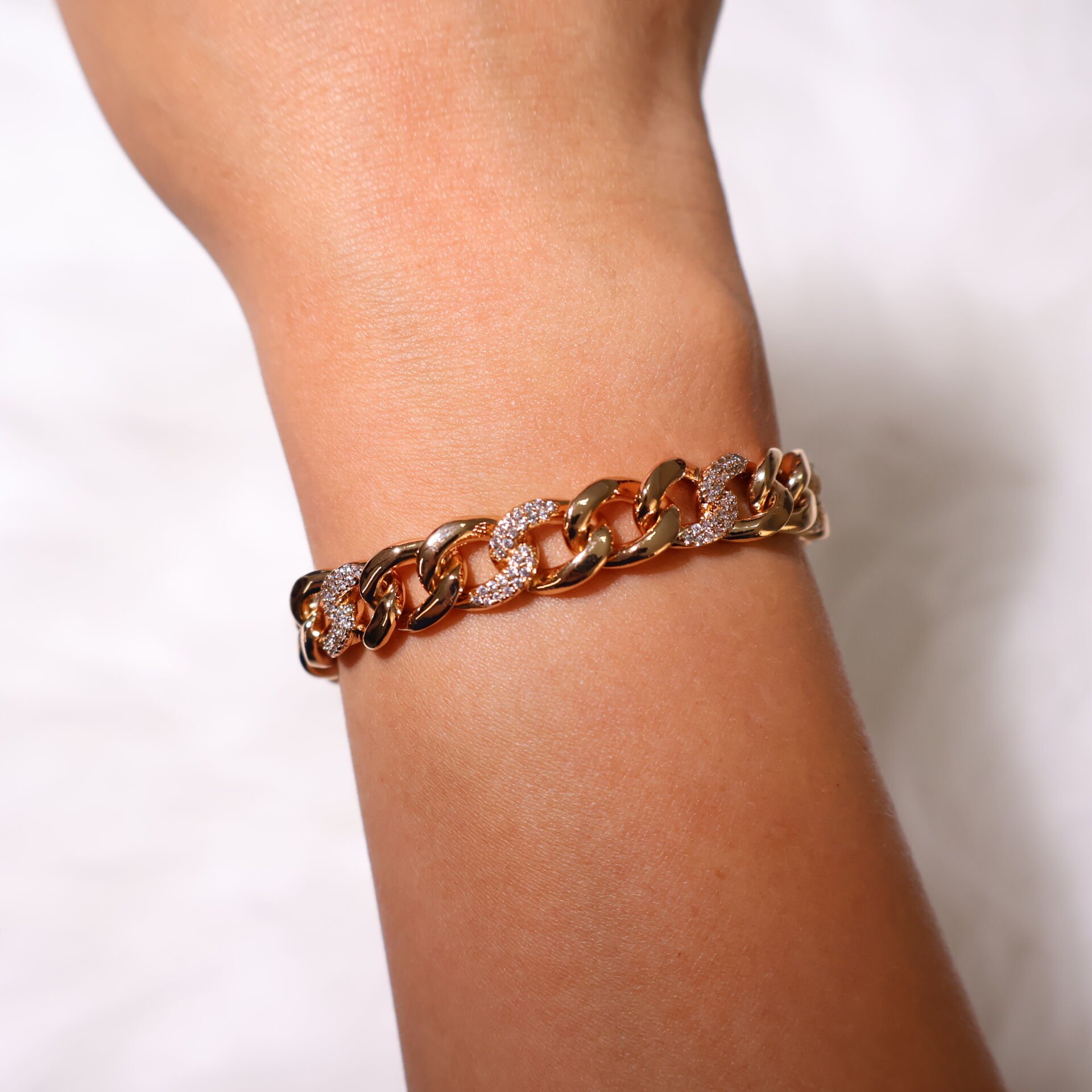 Orion Zincir Bileklik Gold