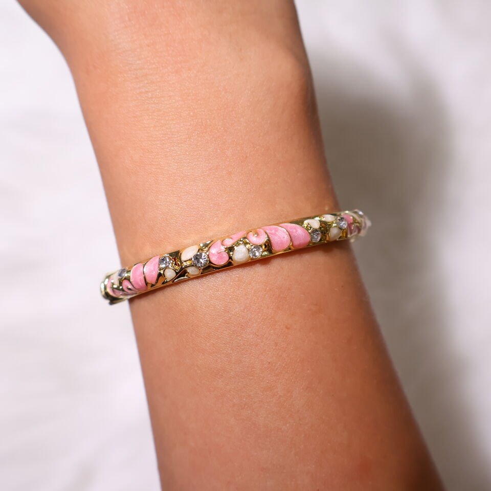 Peach Bloom Bilezik Mavi