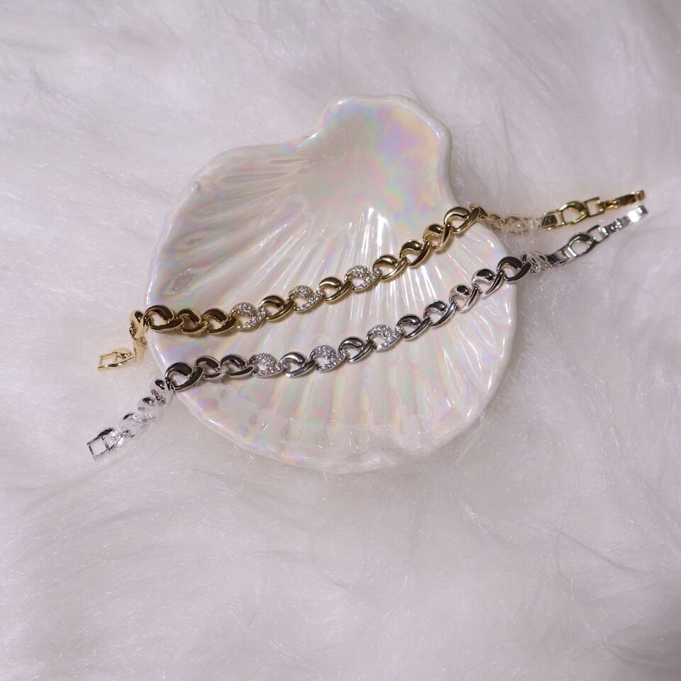 Gilded Links Bileklik 18K Gold