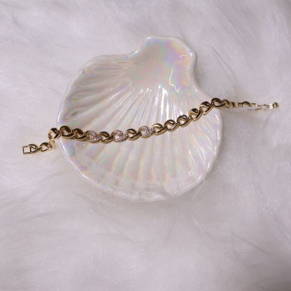 Gilded Links Bileklik 18K Gold