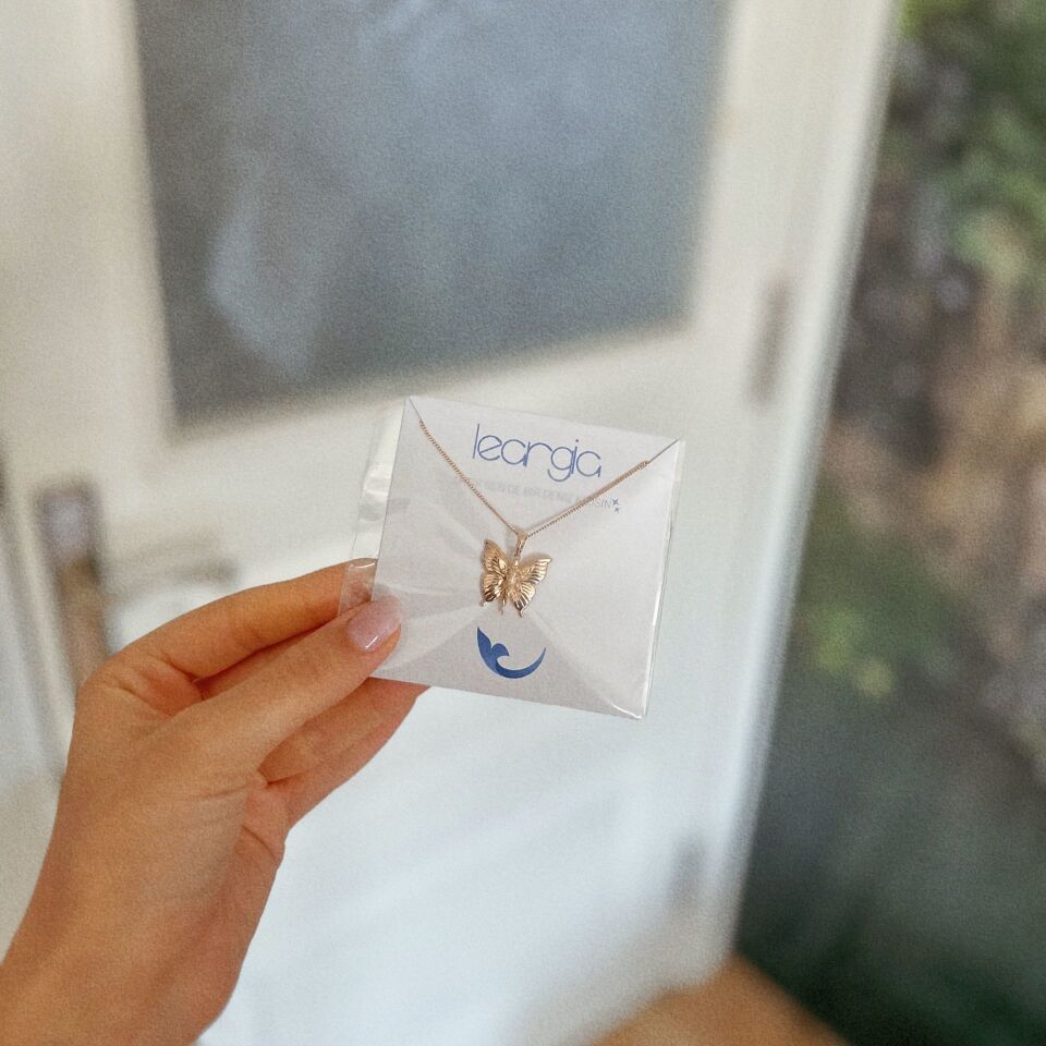 Şans Meleği Kelebek Kolye Küçük