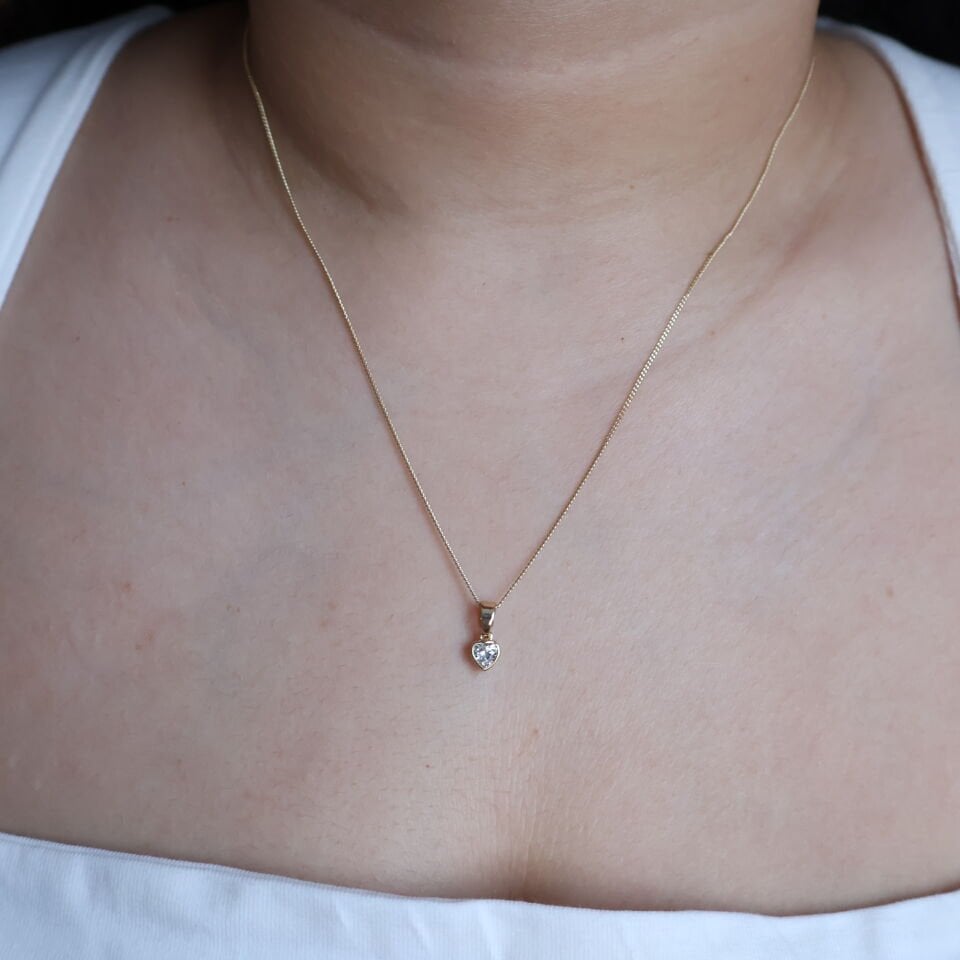 Mini Kalp Model 2 Kolye