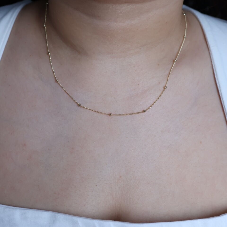 Point İnce Zincir Kolye
