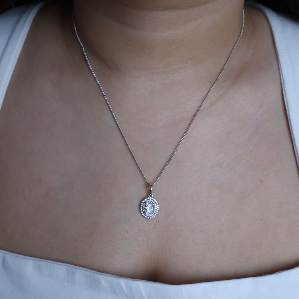 Diamond Kolye & Küpe Seti