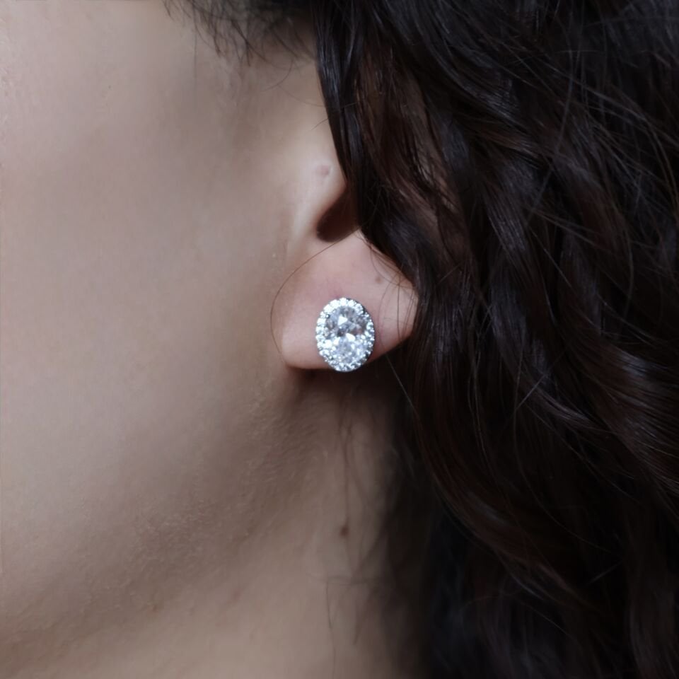 Diamond Kolye & Küpe Seti