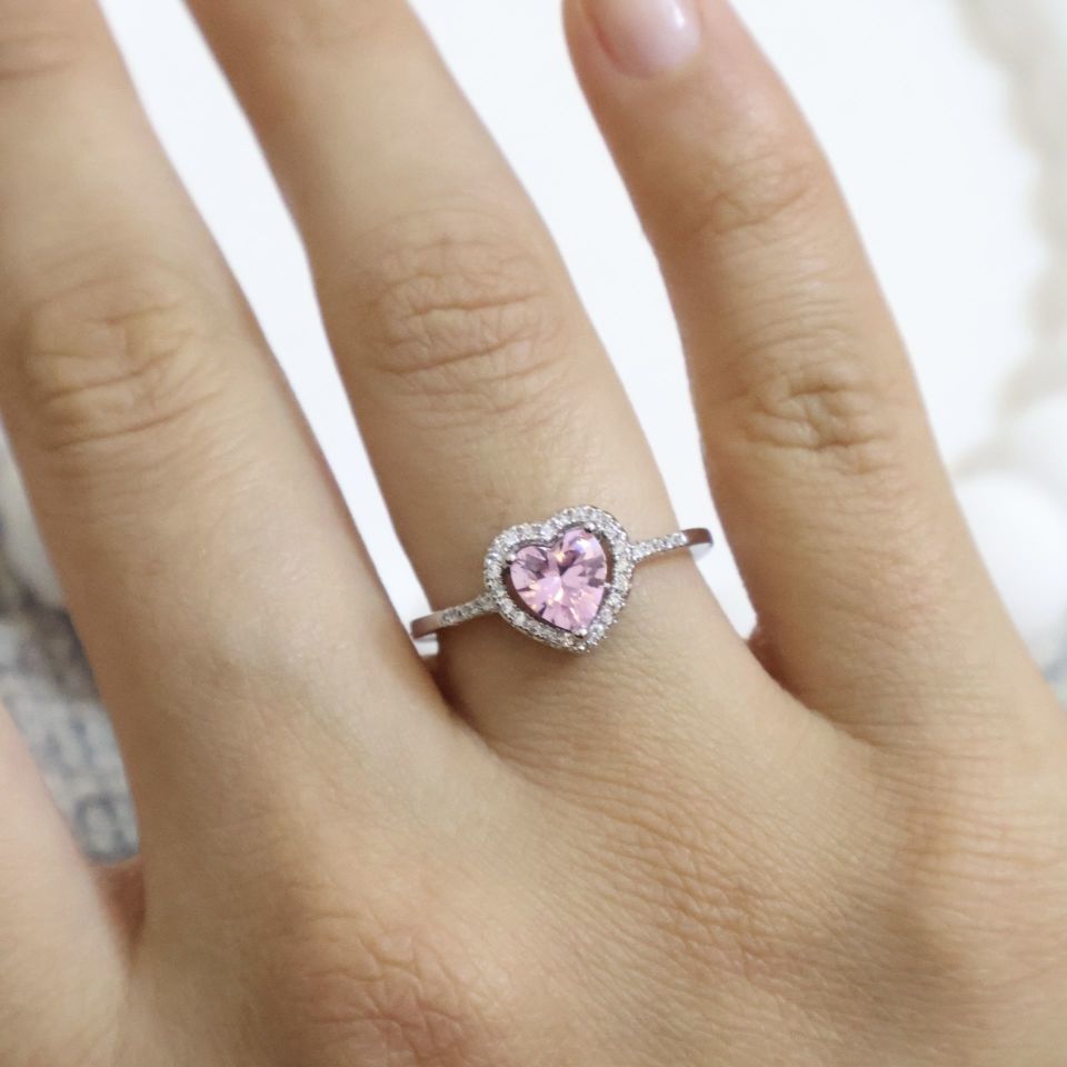Pandora Model Yüzük Silver - Kırmızı