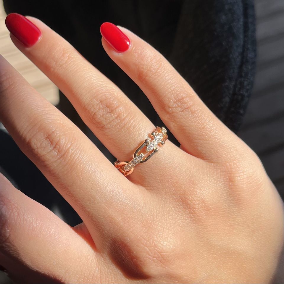 Taşlı Zincir Yüzük