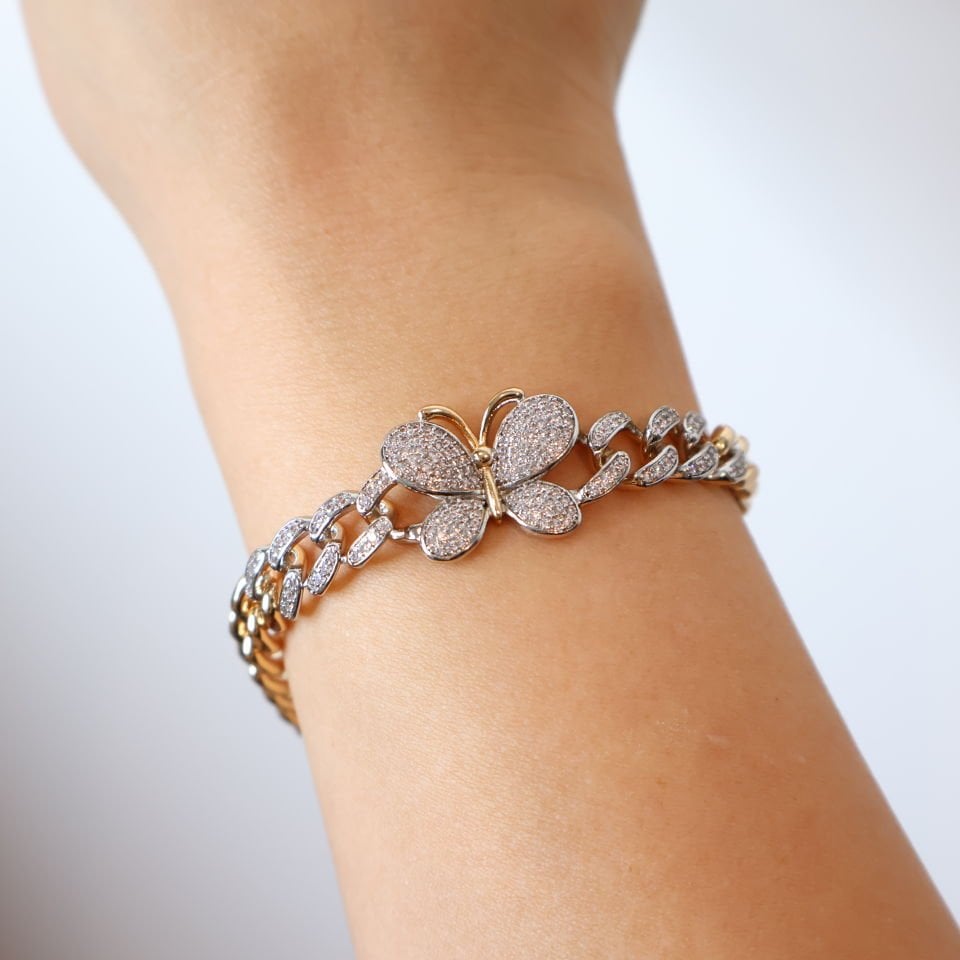 Butterfly Effect Bileklik 14K Gold