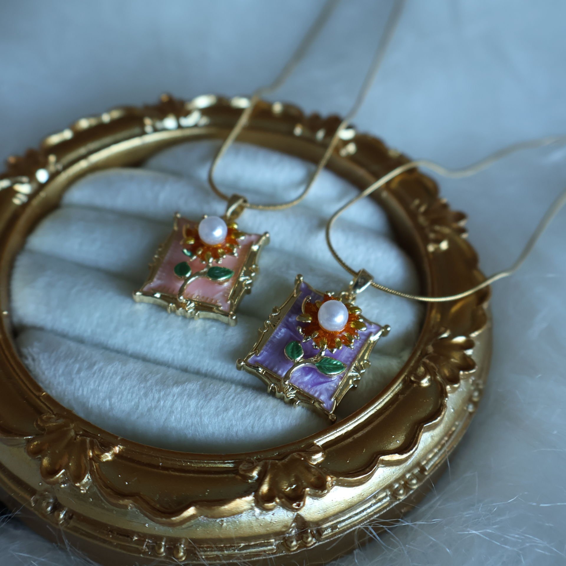 Sunflower Çelik Kolye