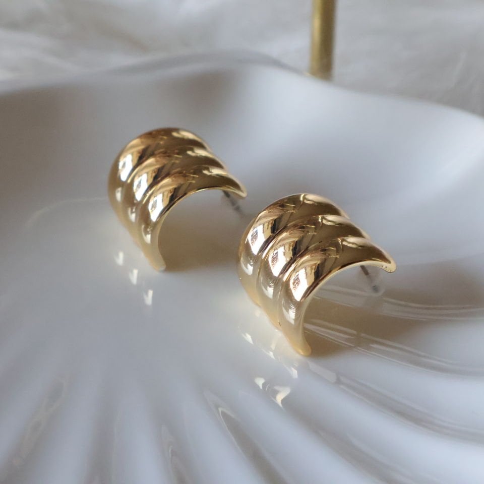 3'lü Bombeli Küpe (Model1)