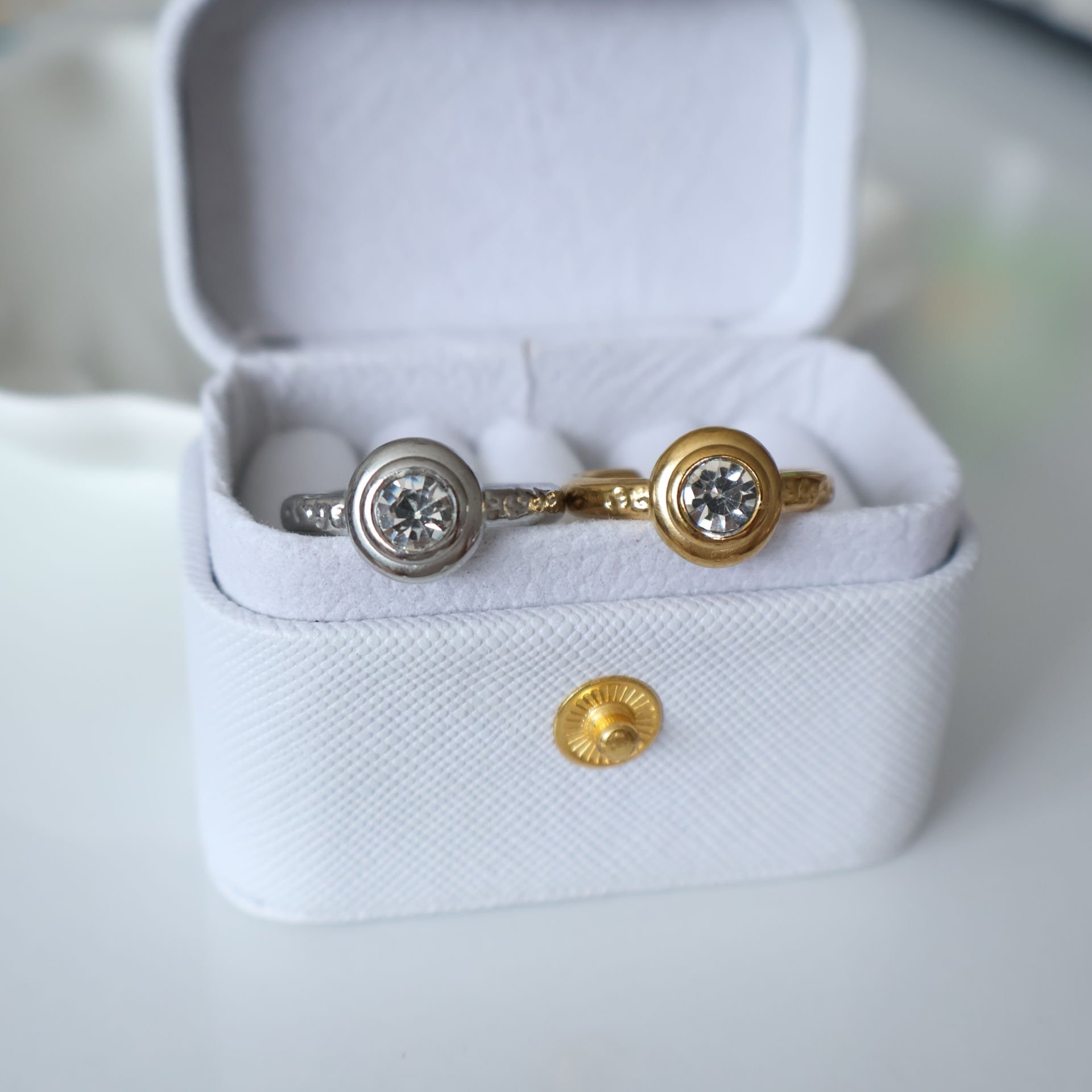 Celeste Çelik Yüzük