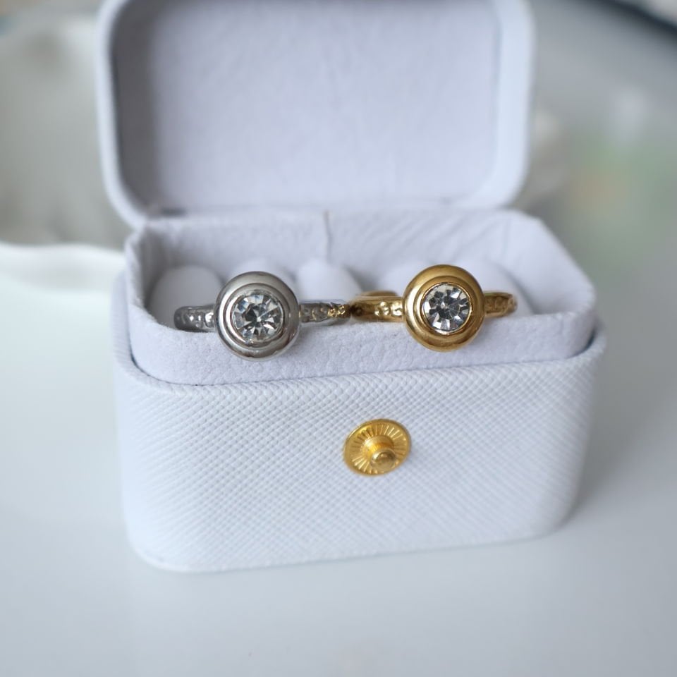 Celeste Çelik Yüzük Gold