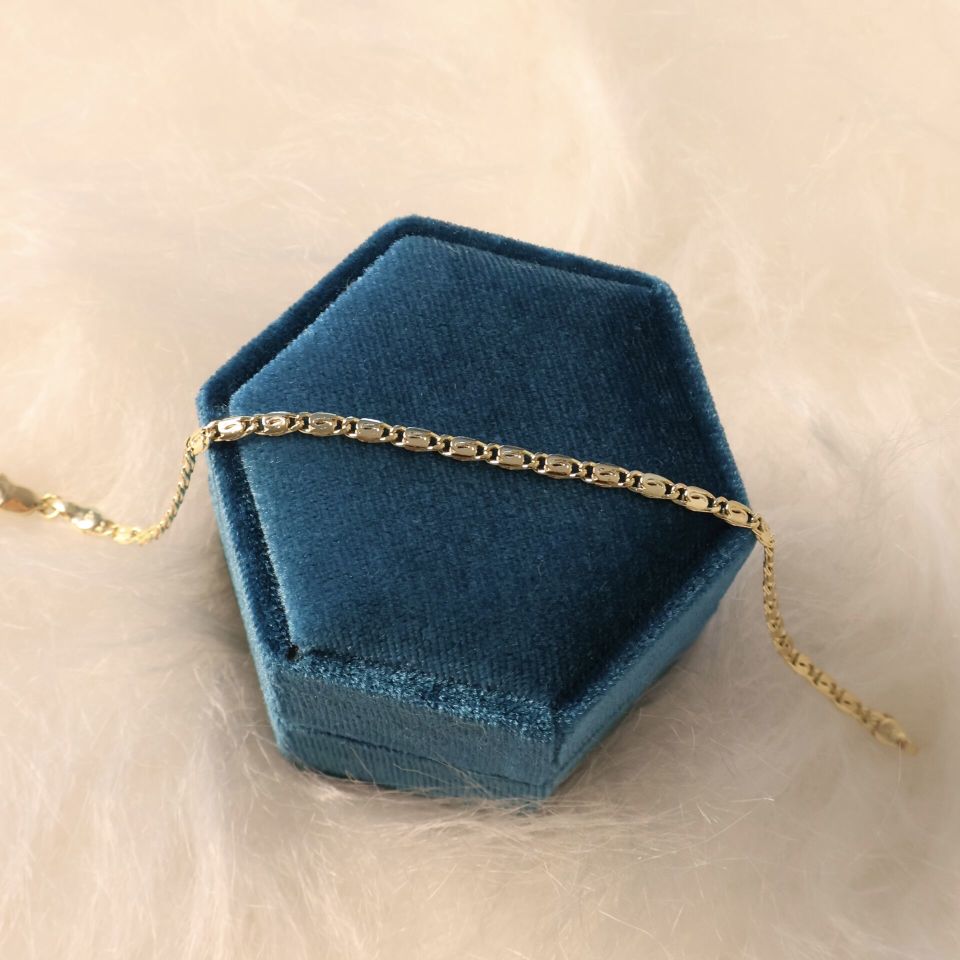 Espanzer Zincir Bileklik Unisex 18K Gold