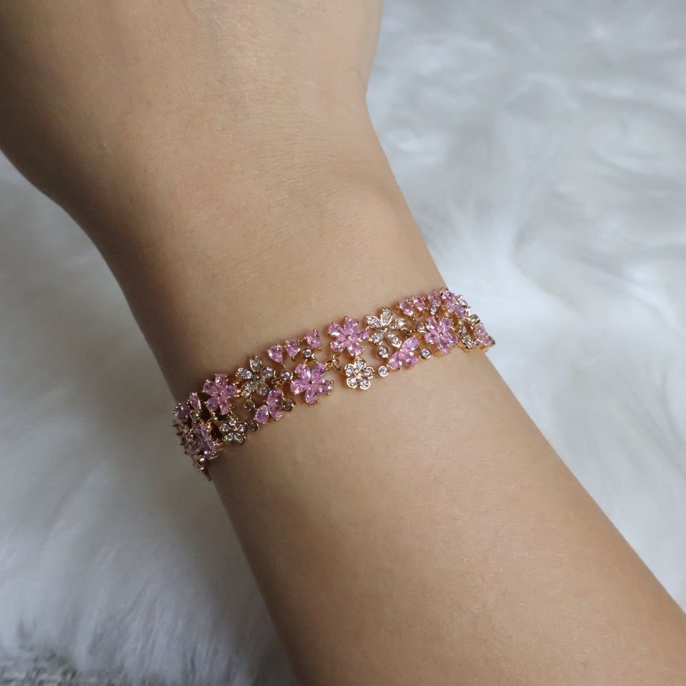 Heaven Flowers Bileklik Pembe