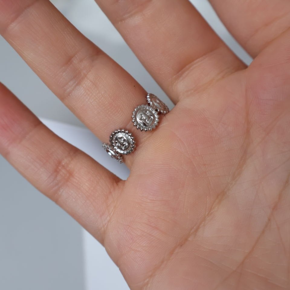 Solcira Çelik Yüzük Silver