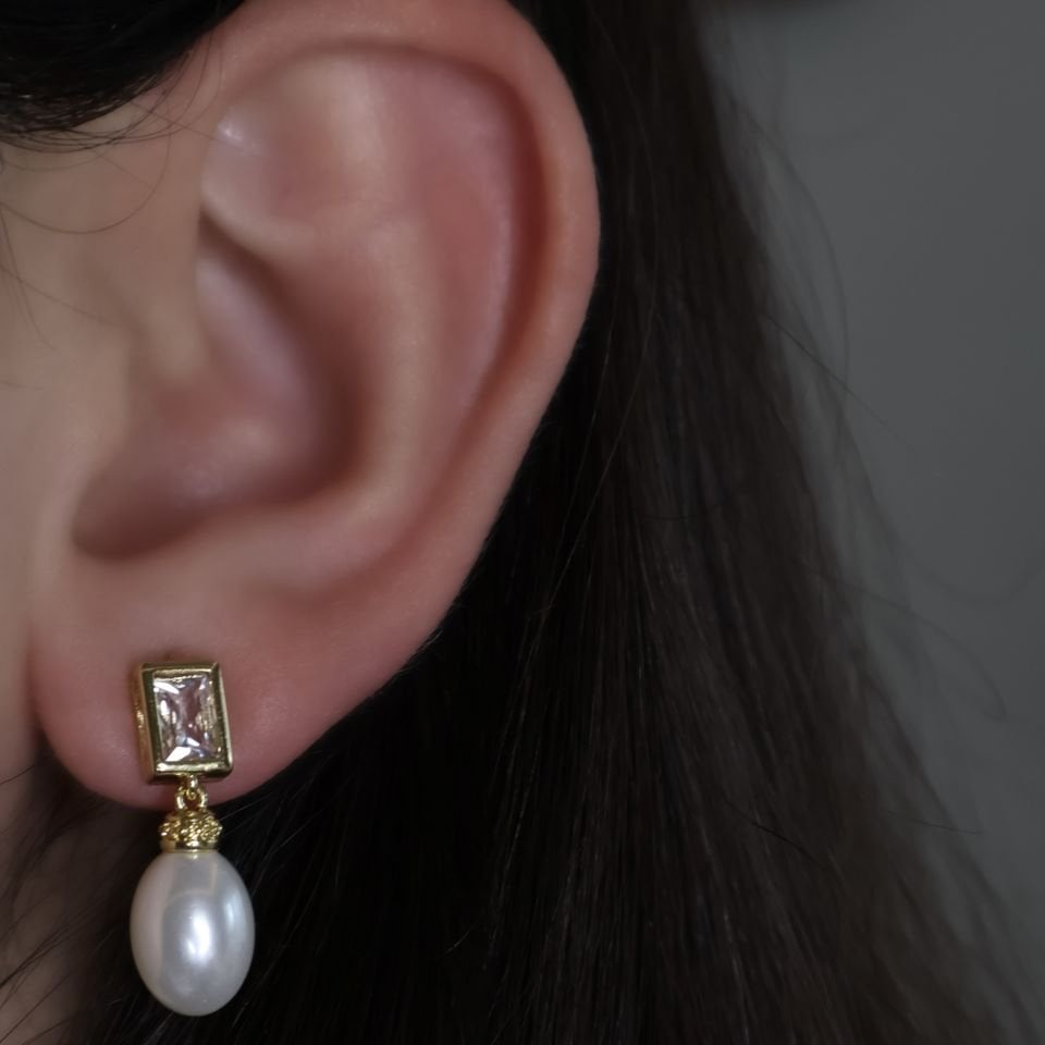 Vintage Love Küpe 18K Gold