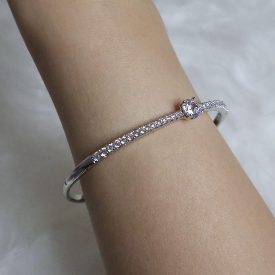 Tektaş Kelepçe Silver