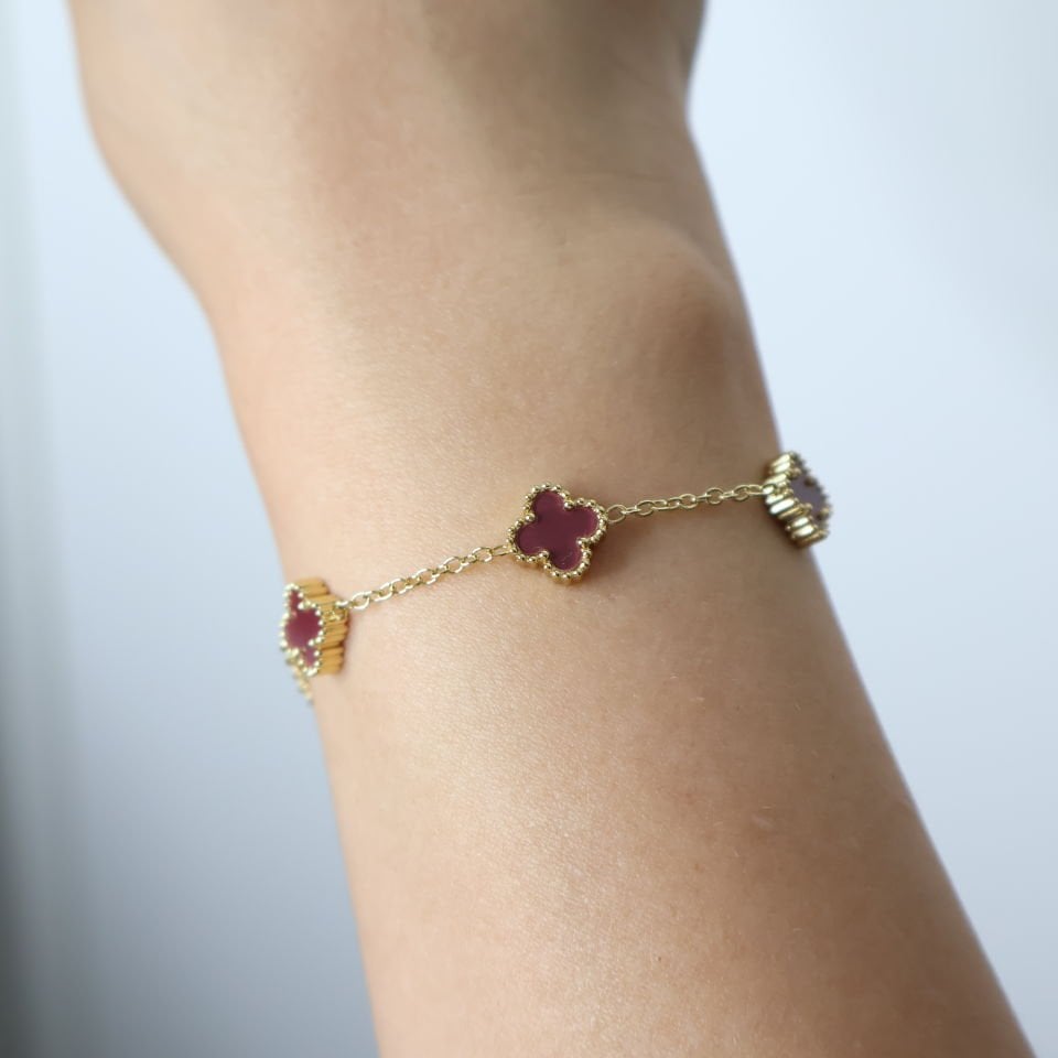 Van Cleef Çelik Bileklik