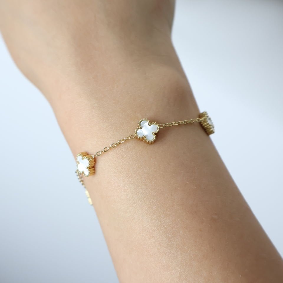 Van Cleef Çelik Bileklik