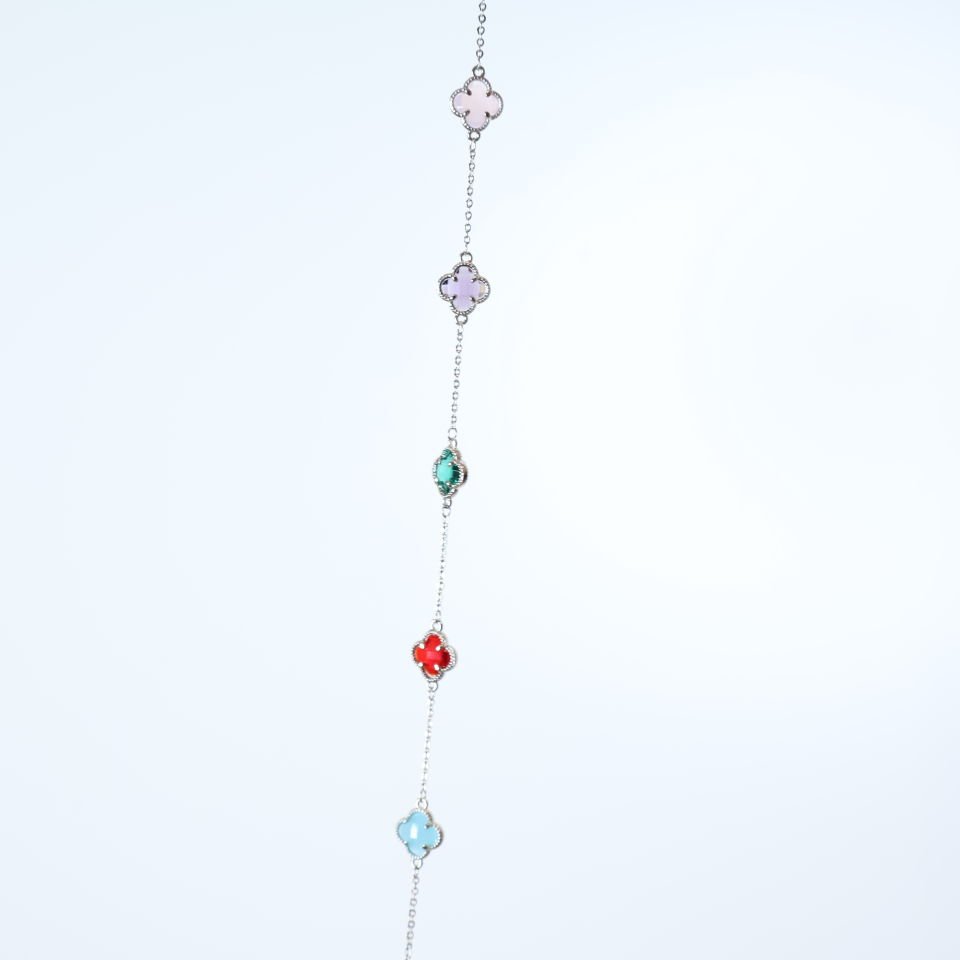 Van Cleef Taşlı Bileklik Silver