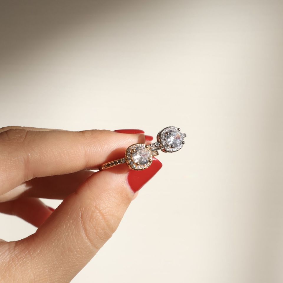 Pırlanta Model Yüzük Silver