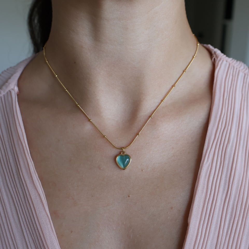 Vintage Çelik Kolye