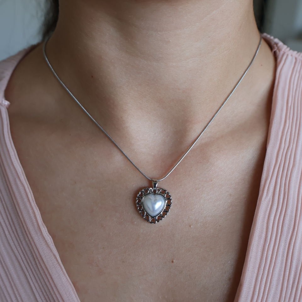 Many Hearts Çelik Kolye