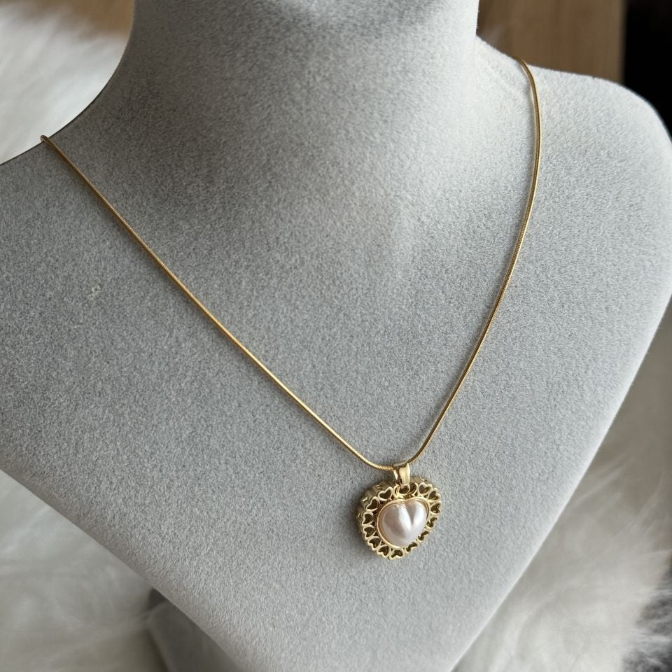 Many Hearts Çelik Kolye