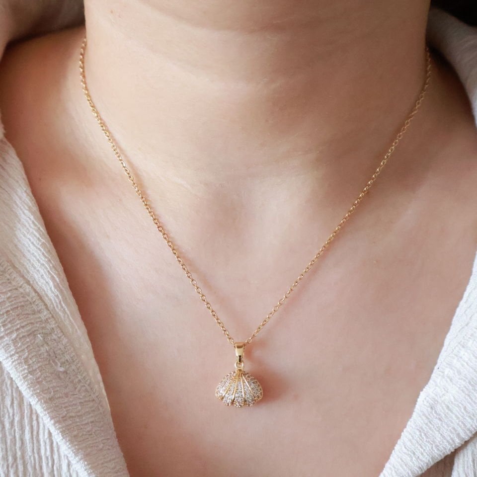 Seashell Kolye 18K Gold