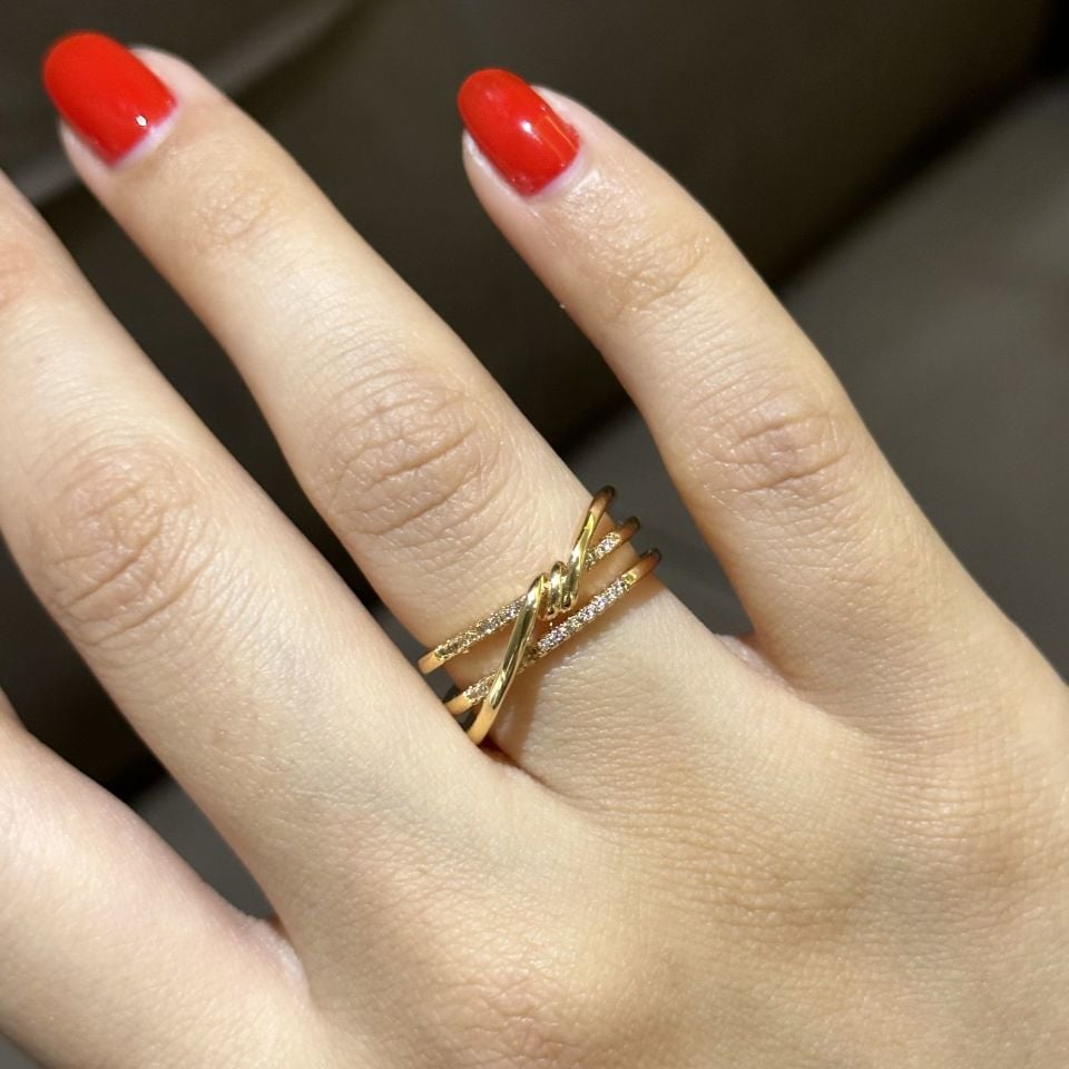 Taşlı Sarmal Yüzük