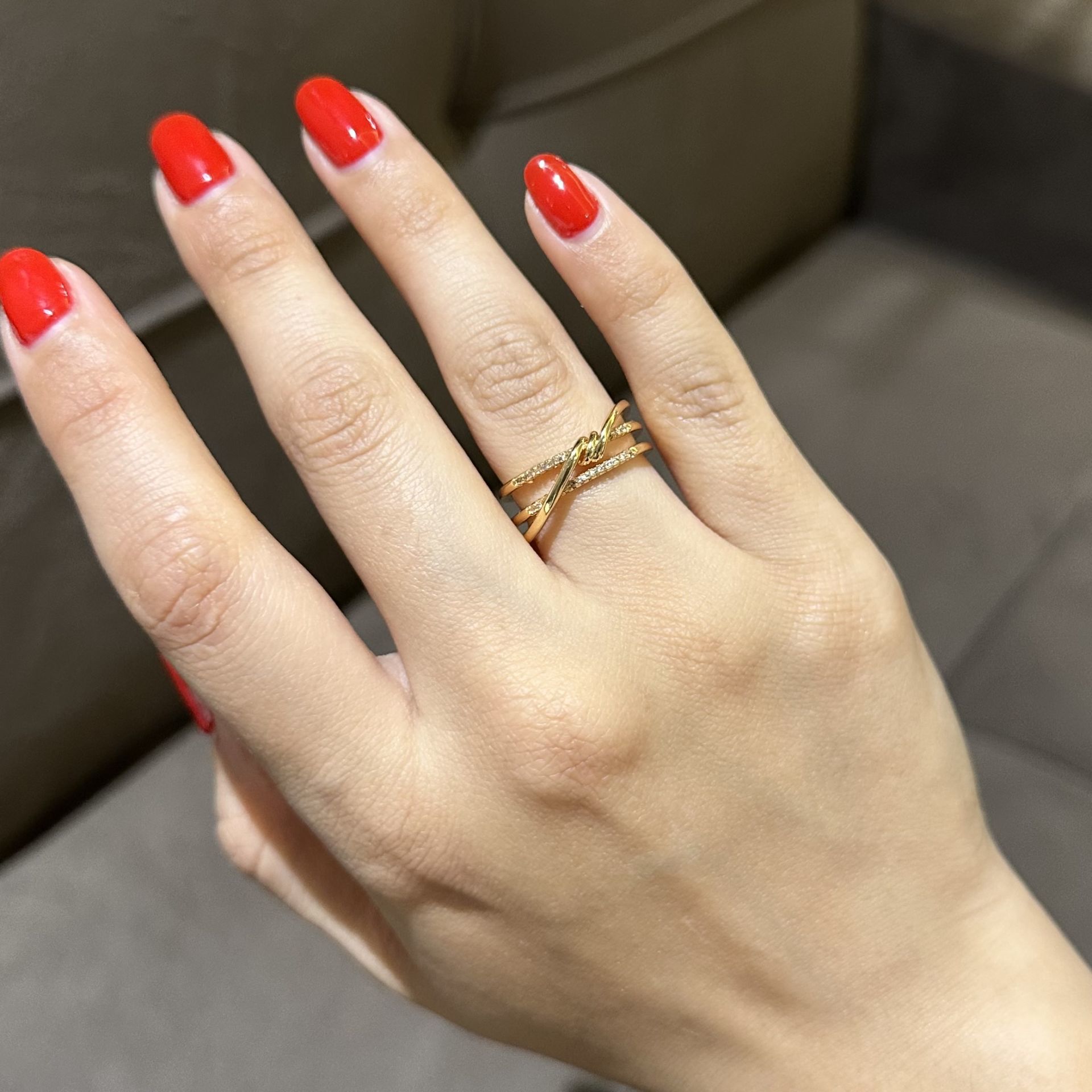 Taşlı Sarmal Yüzük