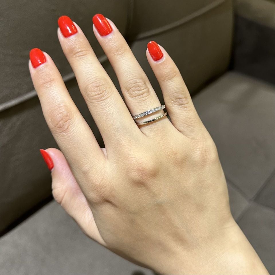 Taşlı İkili Yüzük 2