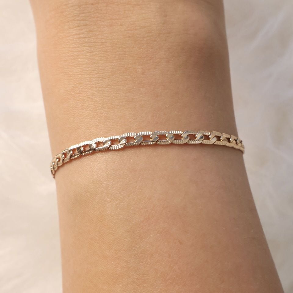 Klasik Zincir Bileklik Unisex